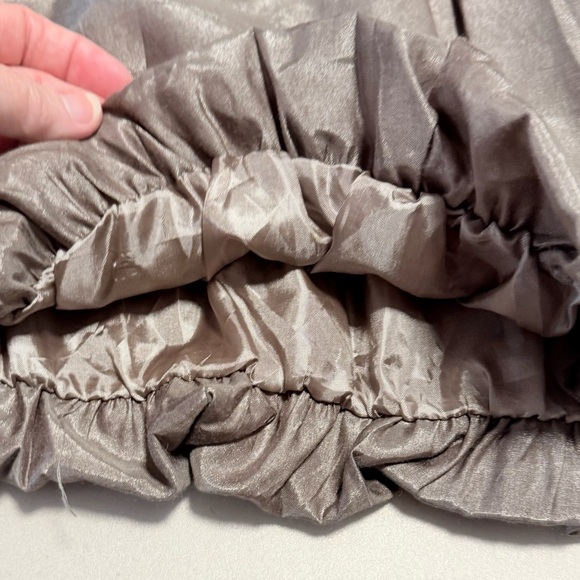 NWT Poetry Metallic Taupe Brown Dress - Picture 13 of 13